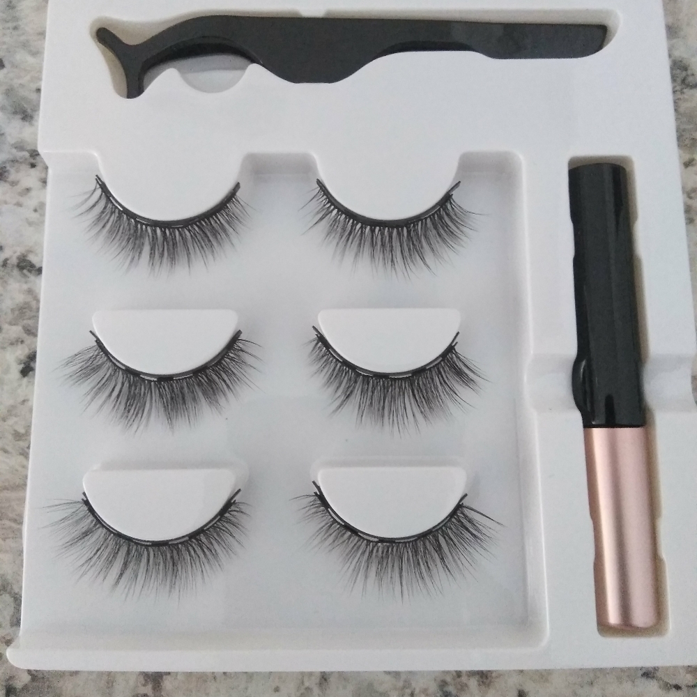 Magnetic eyelashes set